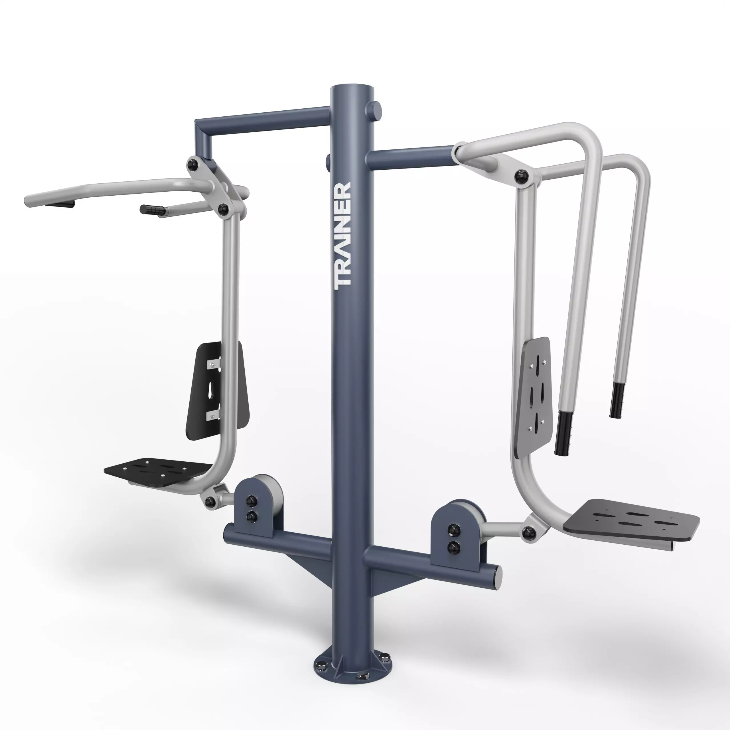 Trainieren Sie im Freien in Outdoor-Fitnessstudios